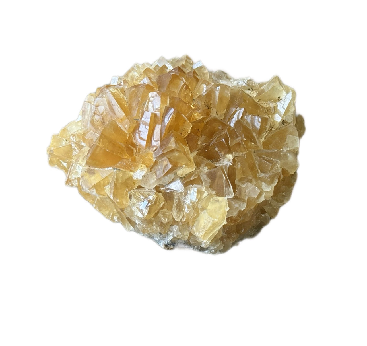 Golden Yellow Cubic Calcite