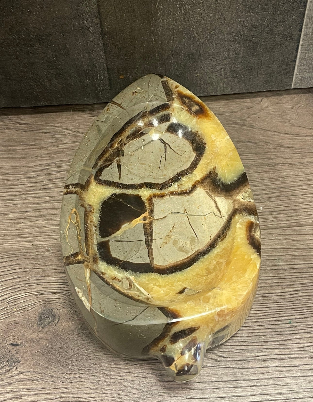 Septarian Leaf Bowl