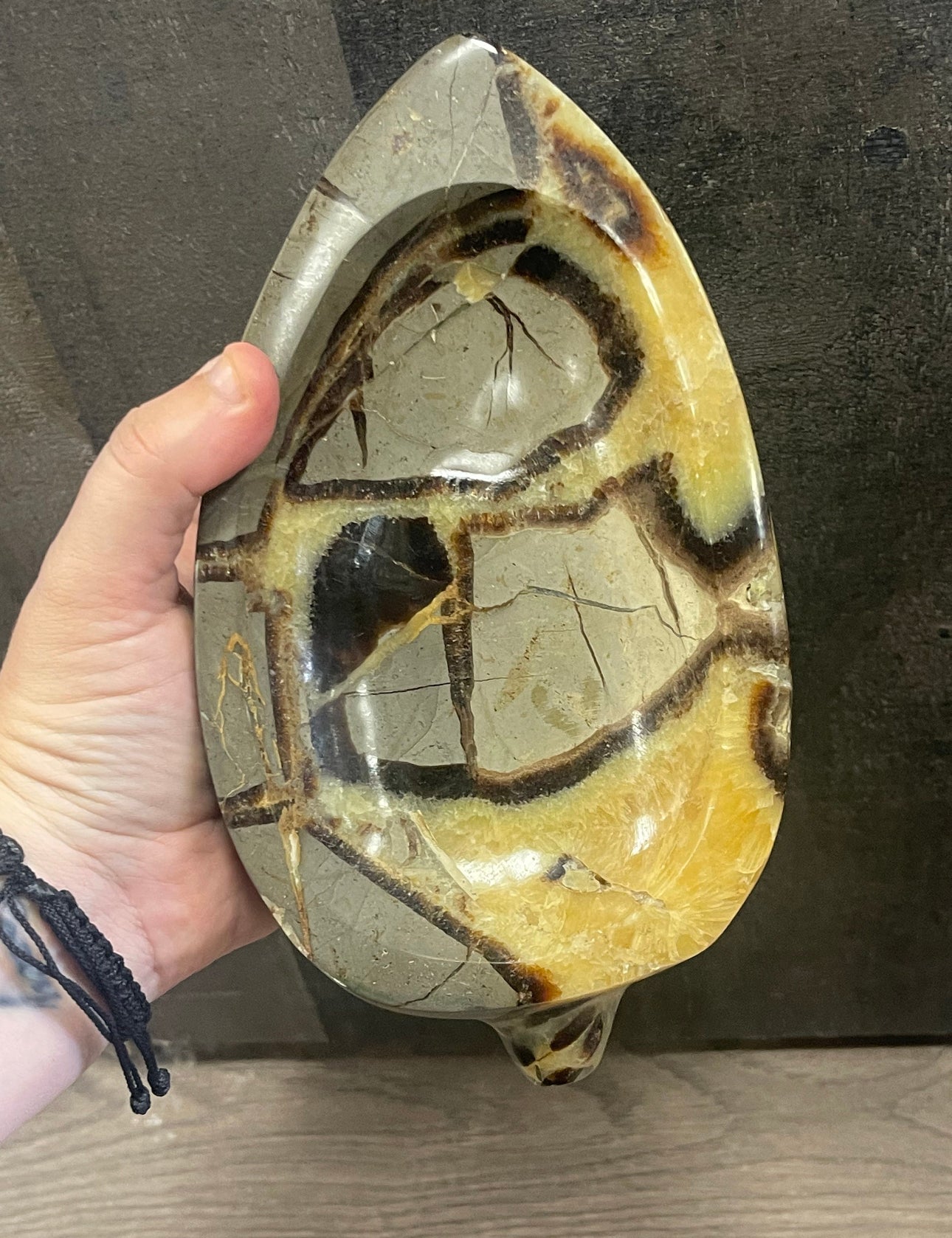 Septarian Leaf Bowl